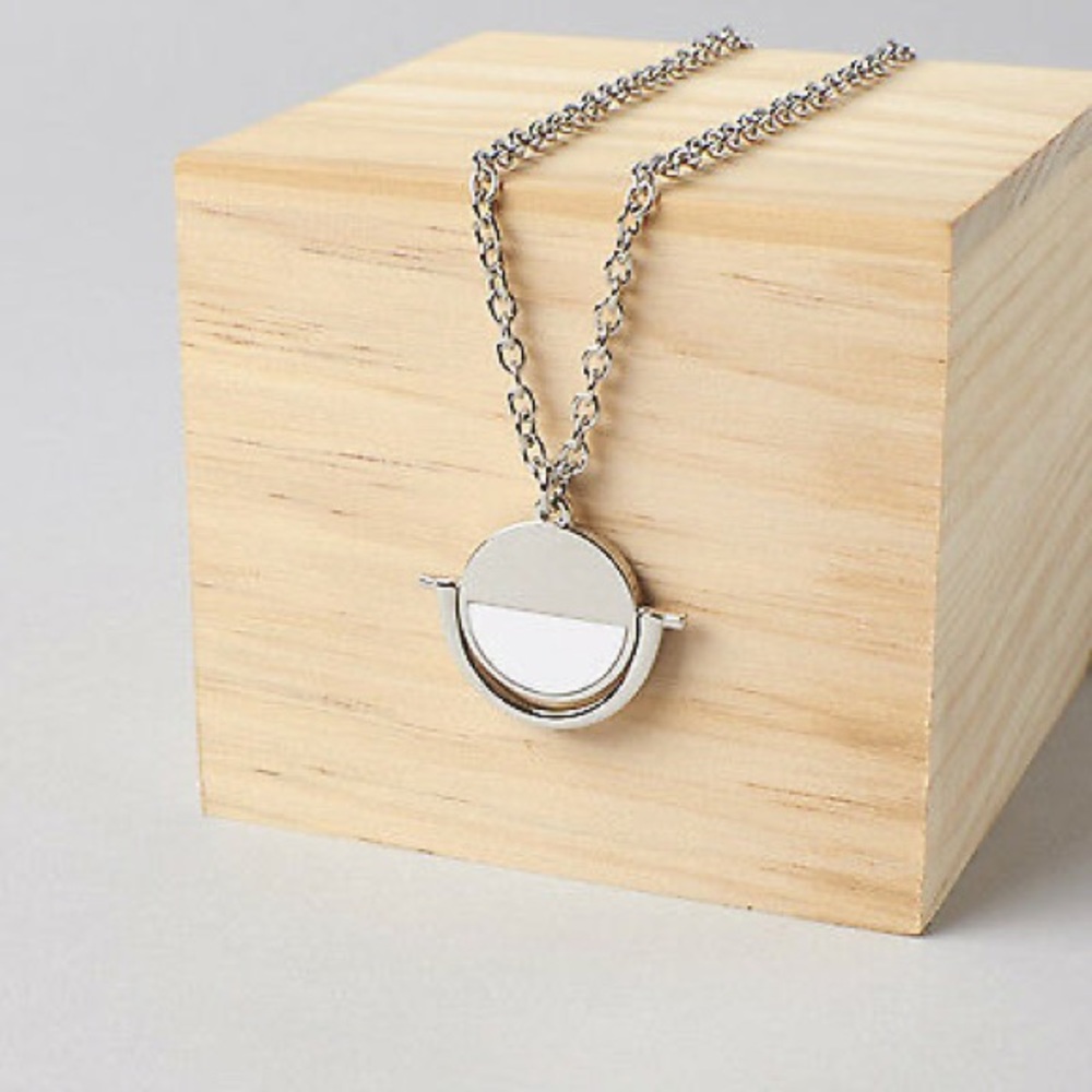 NWT 2x Baublebar Snowfall Silver Necklace!